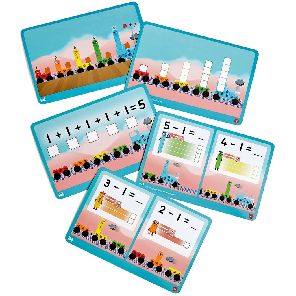 MATHLINK®CUBES NUMBERBLOCKS - TRENULET EXPRESS - HAND2MIND (HM96094-UK)