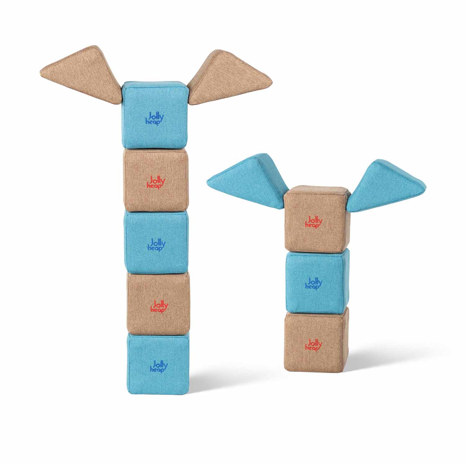 SET PIXI - 12 BLOCURI MAGNETICE MOI - 1-3 ANI - JOLLYHEAP