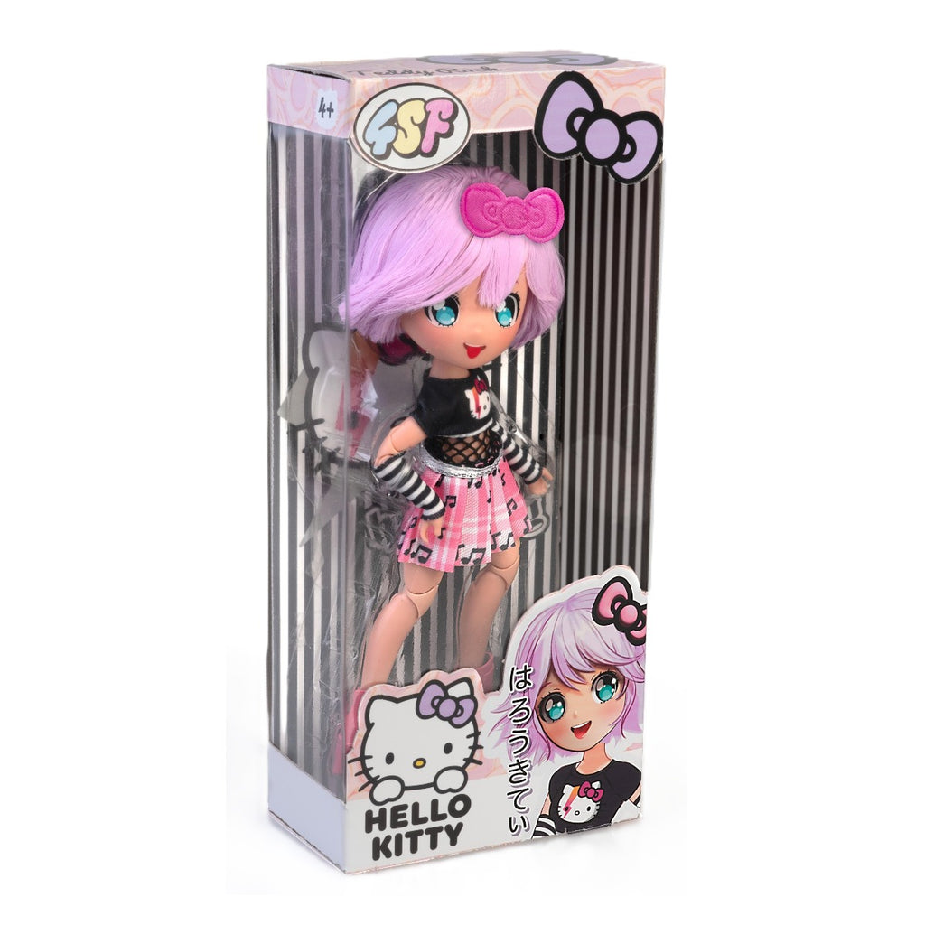 HELLO KITTY - PAPUSA MANGA, 19.5 CM, DIVERSE PERSONAJE - FAMOSA (HKTF0000)