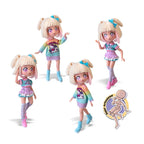 HELLO KITTY - PAPUSA MANGA FASHION UNICORNS CU ACCESORII - FAMOSA (HKTF2000)