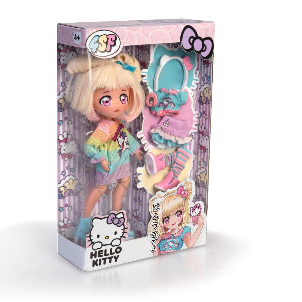 HELLO KITTY - PAPUSA MANGA FASHION UNICORNS CU ACCESORII - FAMOSA (HKTF2000)