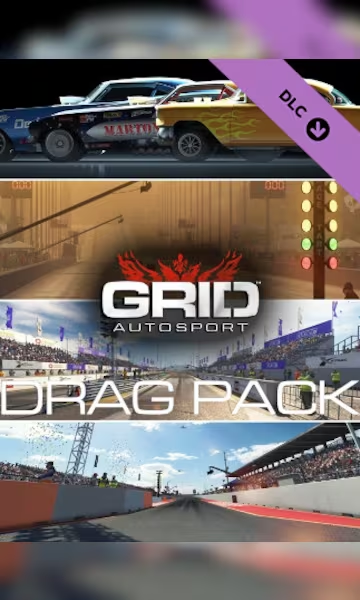 GRID AUTOSPORT: DRAG PACK + ROAD & TRACK CAR PACK - PC - STEAM - MULTILANGUAGE - WORLDWIDE