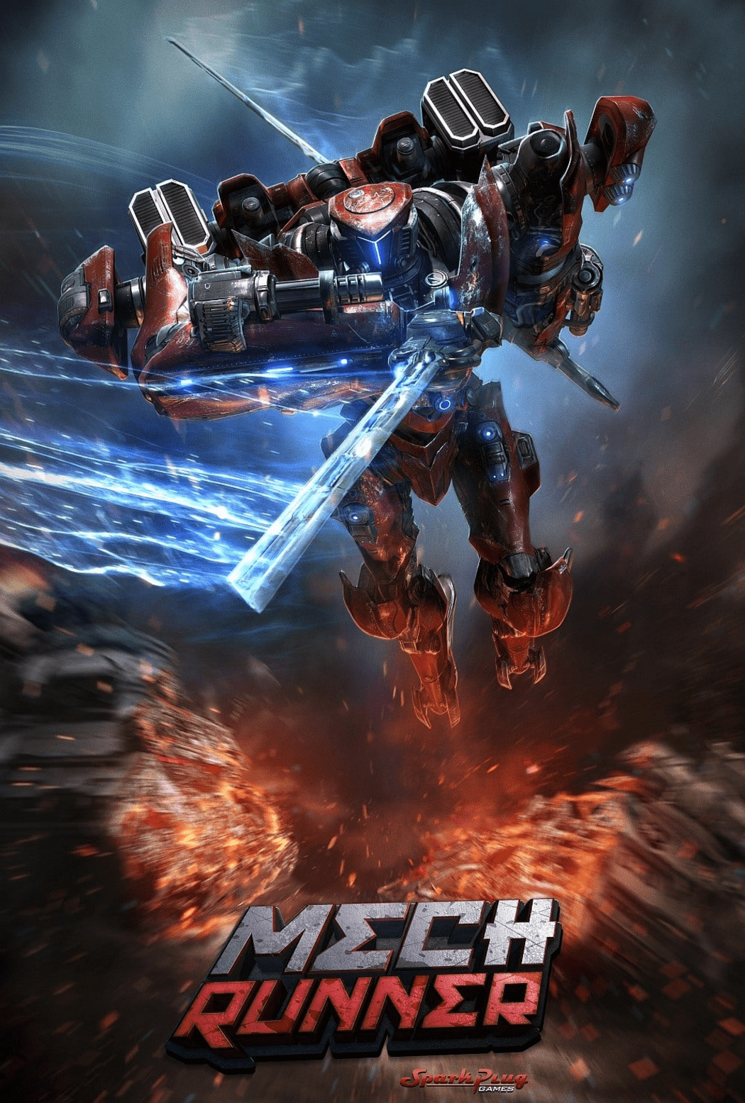 MECHRUNNER - PC - STEAM - MULTILANGUAGE - WORLDWIDE - Libelula Vesela - Jocuri Video