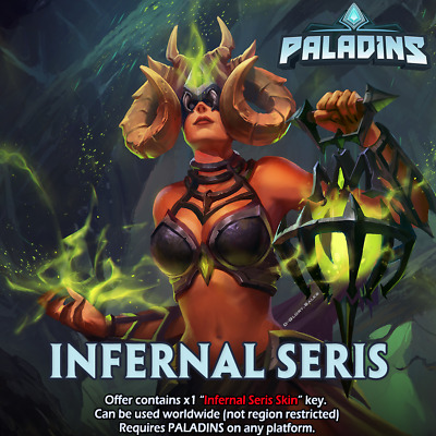 PALADINS - INFERNAL SKIN FOR SERIS - PC - OFFICIAL WEBSITE - MULTILANGUAGE - WORLDWIDE - Libelula Vesela - Jocuri video