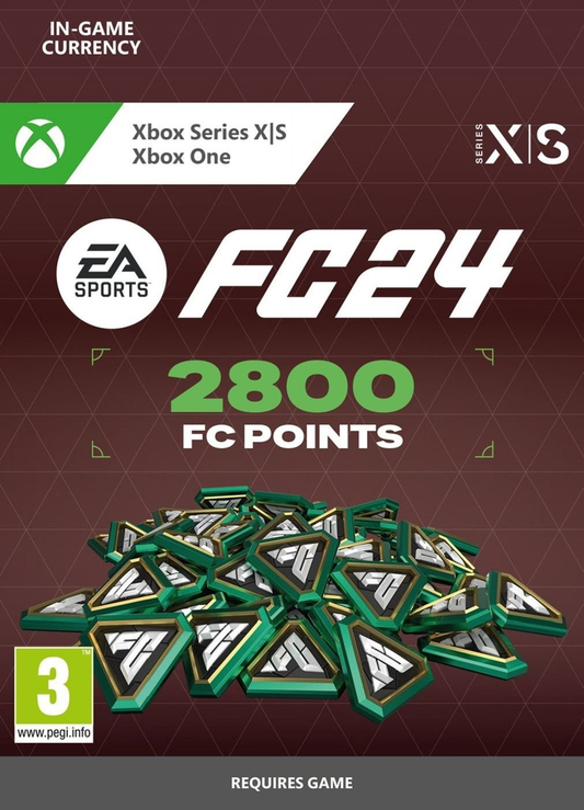 EA SPORTS FC 24 - 2800 ULTIMATE TEAM POINTS (XBOX ONE / XBOX SERIES) - XBOX LIVE -  - WORLDWIDE