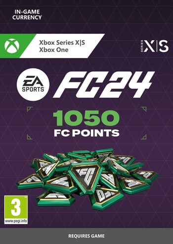 EA SPORTS FC 24 - 1050 ULTIMATE TEAM POINTS (XBOX ONE / XBOX SERIES) - XBOX LIVE -  - WORLDWIDE
