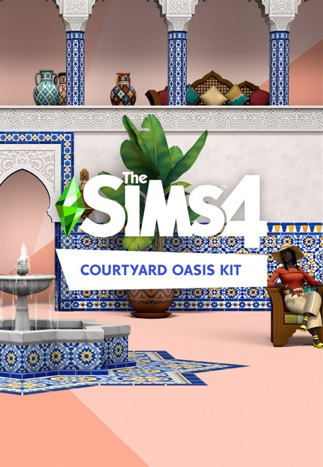 THE SIMS 4 - COURTYARD OASIS KIT - EXPANSION PACK - ORIGIN - PC - WORLDWIDE - MULTILANGUAGE - Libelula Vesela - Jocuri video