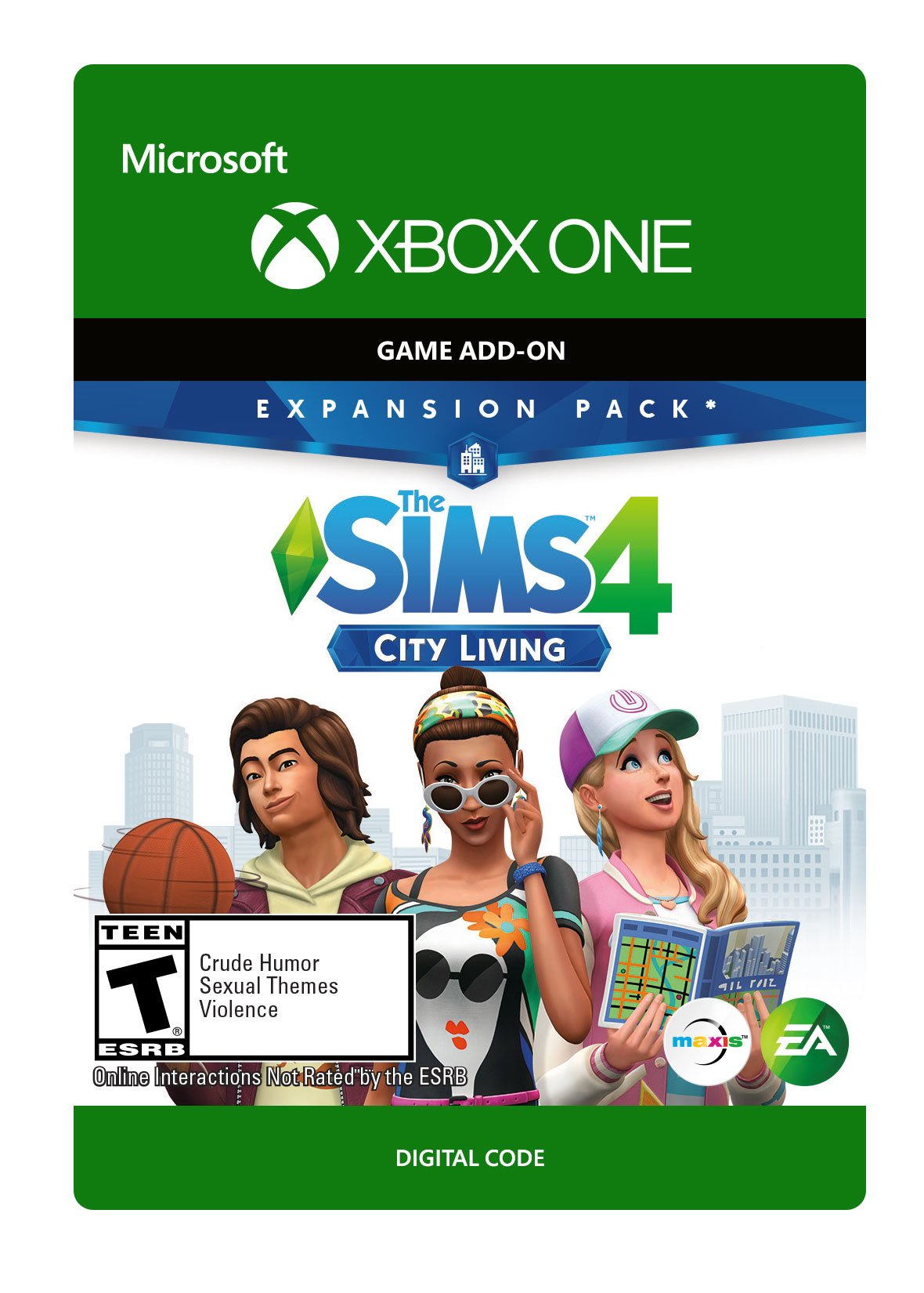 THE SIMS 4 - CITY LIVING - XBOX LIVE - XBOX ONE - MULTILANGUAGE - WORLDWIDE - Libelula Vesela - Jocuri video