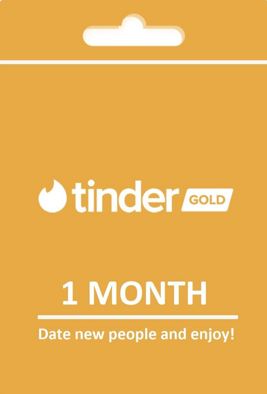 TINDER GOLD - 1 MONTH - OFFICIAL WEBSITE  - EU