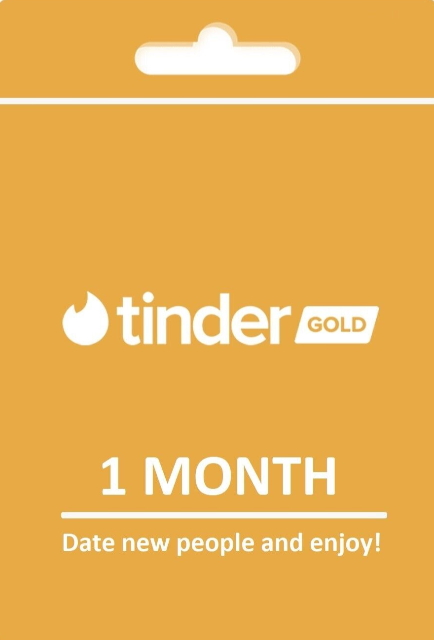 TINDER GOLD - 1 MONTH - OFFICIAL WEBSITE  - EU - Libelula Vesela - Jocuri video