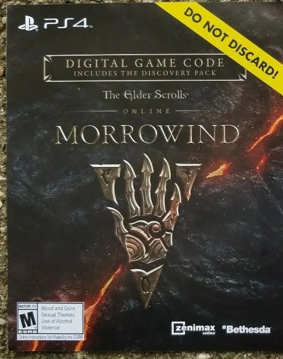 THE ELDER SCROLLS ONLINE: MORROWIND UPGRADE + THE DISCOVERY PACK - PLAYSTATION PS4 - PSN - EU - MULTILANGUAGE - Libelula Vesela - Jocuri video
