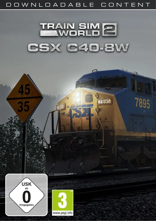TRAIN SIM WORLD 2: CSX C40-8W LOCO ADD-ON (DLC) - PC - STEAM - MULTILANGUAGE - WORLDWIDE - Libelula Vesela - Jocuri Video