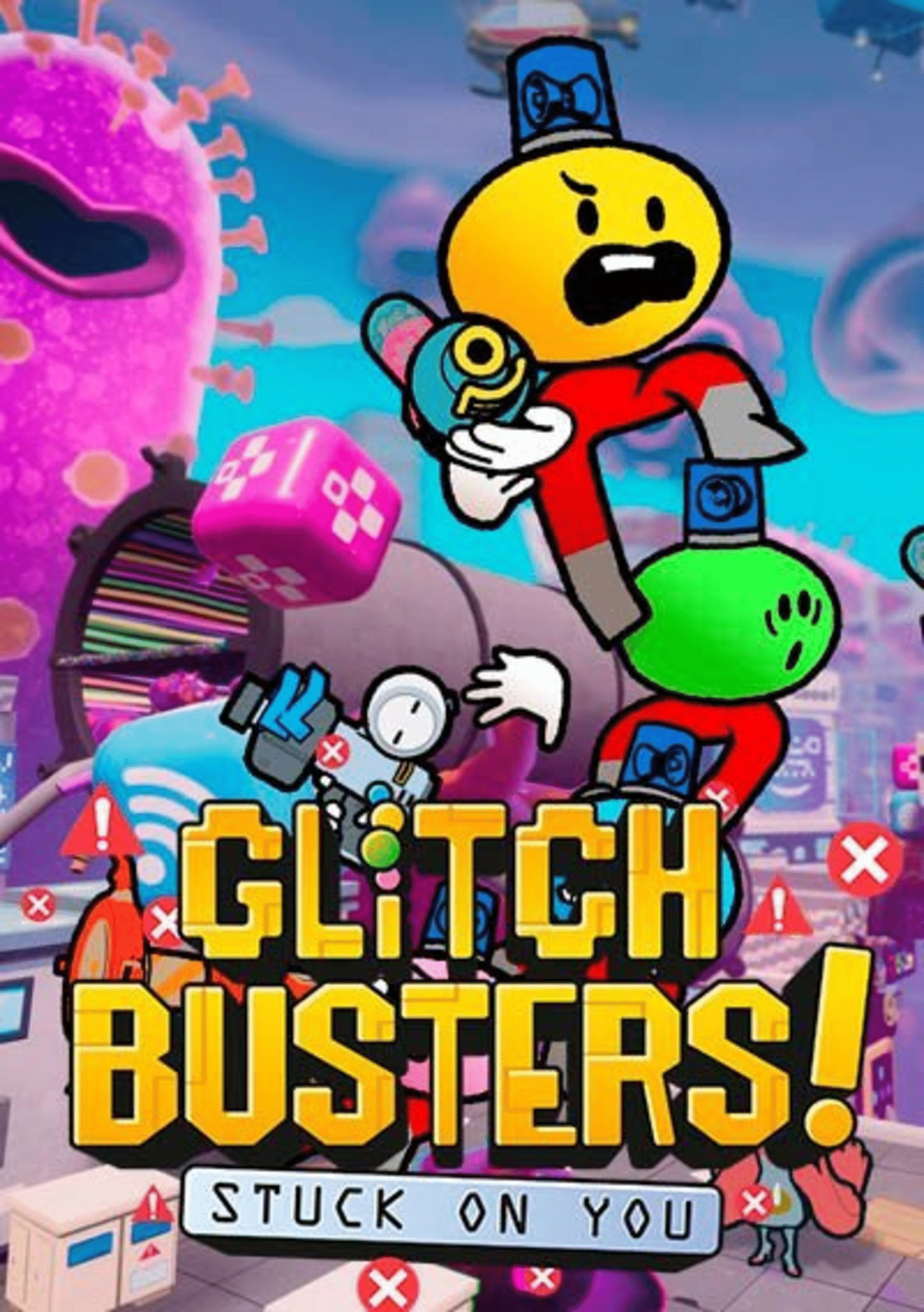 GLITCH BUSTERS: STUCK ON YOU - PC - STEAM - MULTILANGUAGE - WORLDWIDE - Libelula Vesela - Jocuri Video