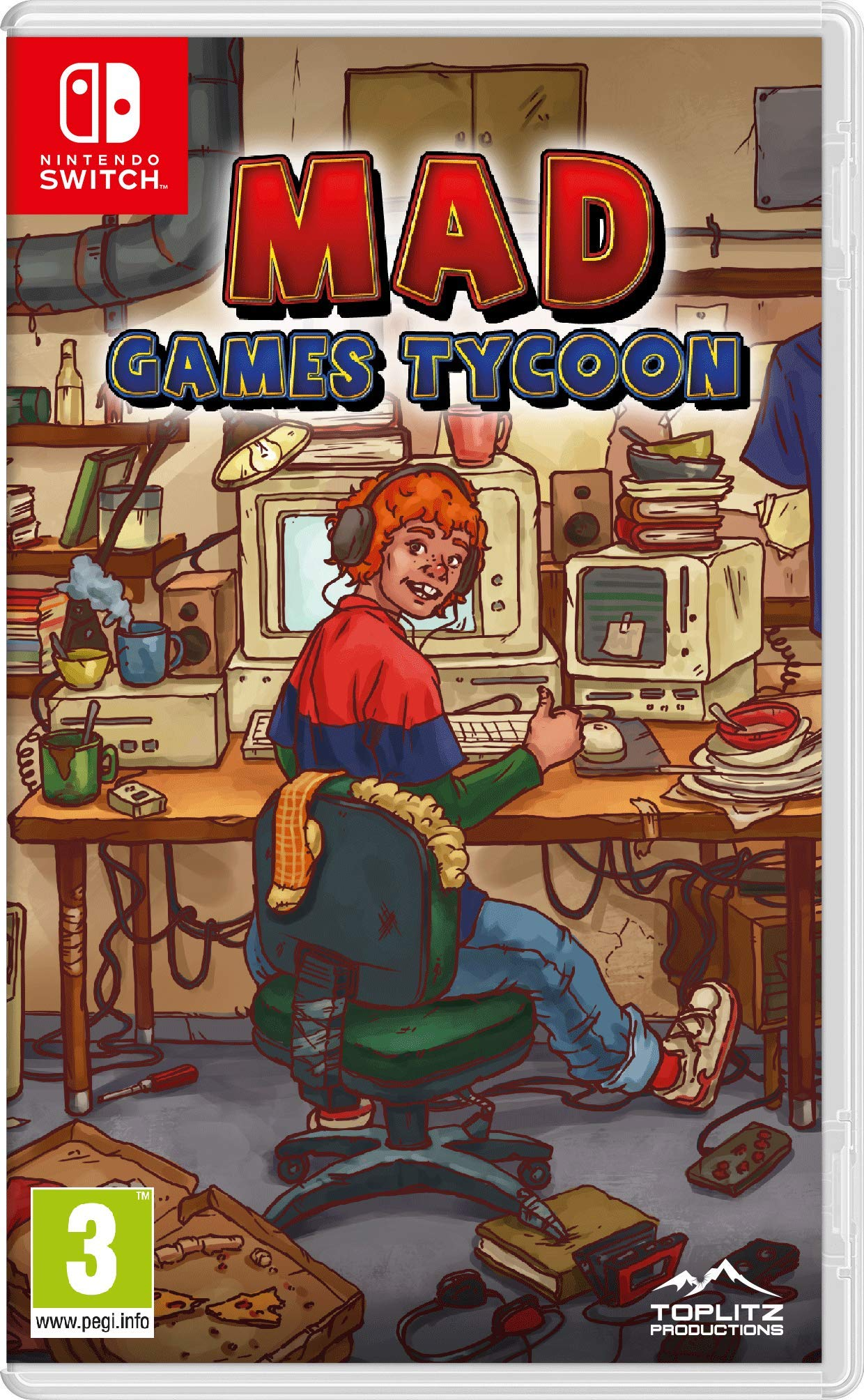 MAD GAMES TYCOON - NINTENDO SWITCH - SWITCH - MULTILANGUAGE - EU - Libelula Vesela - Jocuri Video