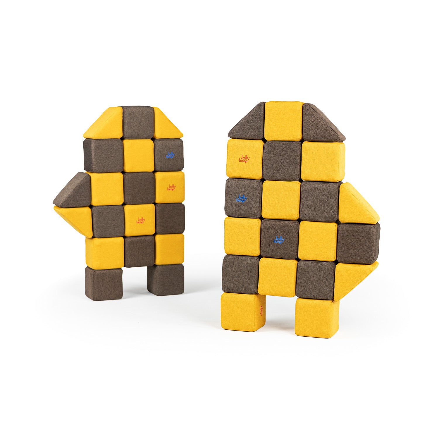 MEDIUM SET - 50 SOFT MAGNETIC BLOCKS - 1-99 YEARS - JOLLYHEAP