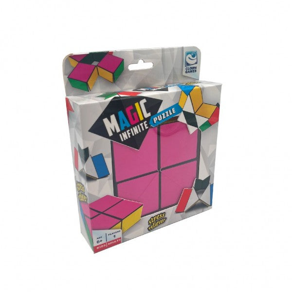 EDUCATIONAL GAME FOR CHILDREN FINGER CUBE PUZZLE MAGIC INFINITE MULTICOLOR - CLOWN GAMES (VDM2010649)