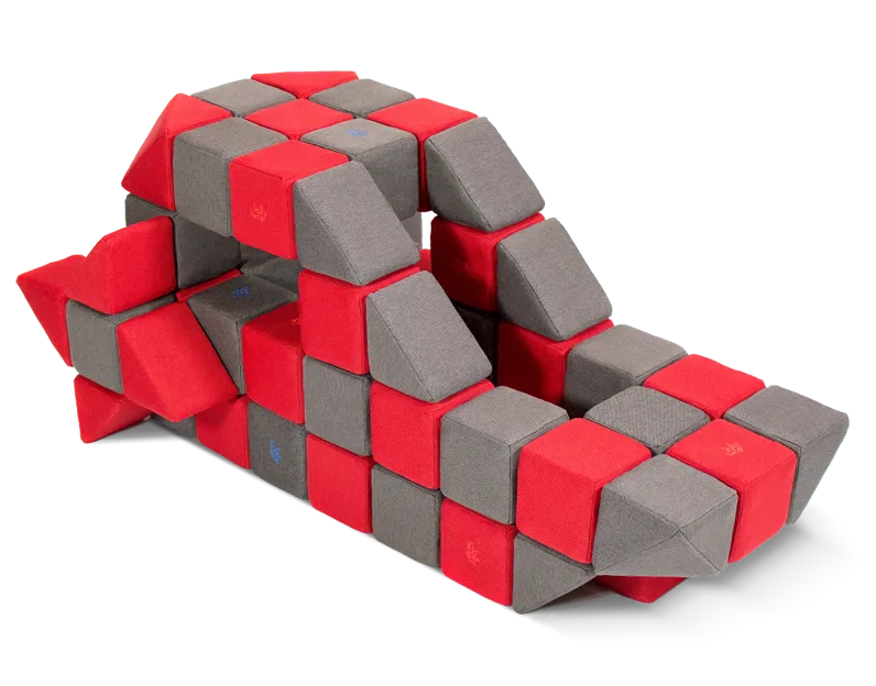 CREATIVE SET - 100 SOFT MAGNETIC BLOCKS - 5-99 YEARS - JOLLYHEAP