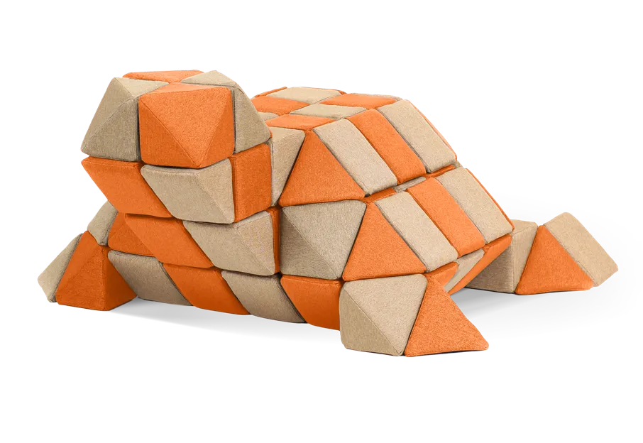 CREATIVE SET - 100 SOFT MAGNETIC BLOCKS - 5-99 YEARS - JOLLYHEAP