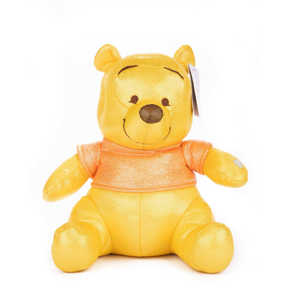 DISNEY 100 - PLUS CU SCLIPICI SI SUNETE, WINNIE, 28 CM - JAKKS PACIFIC (D100-9400-3-FO) - Libelula Vesela - Jucarii