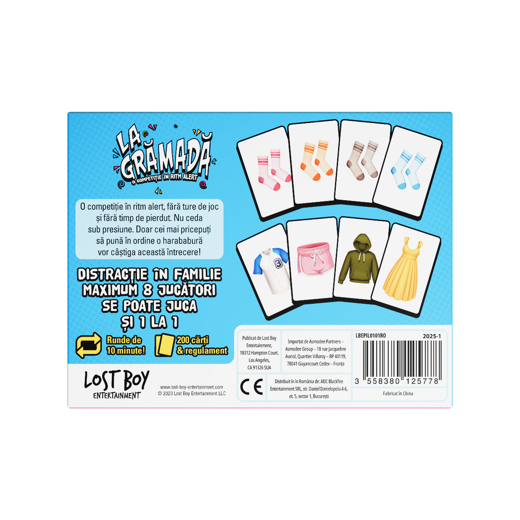 JOC DE SOCIETATE LA GRAMADA, LIMBA ROMANA - PILES (LBEPIL0101RO)