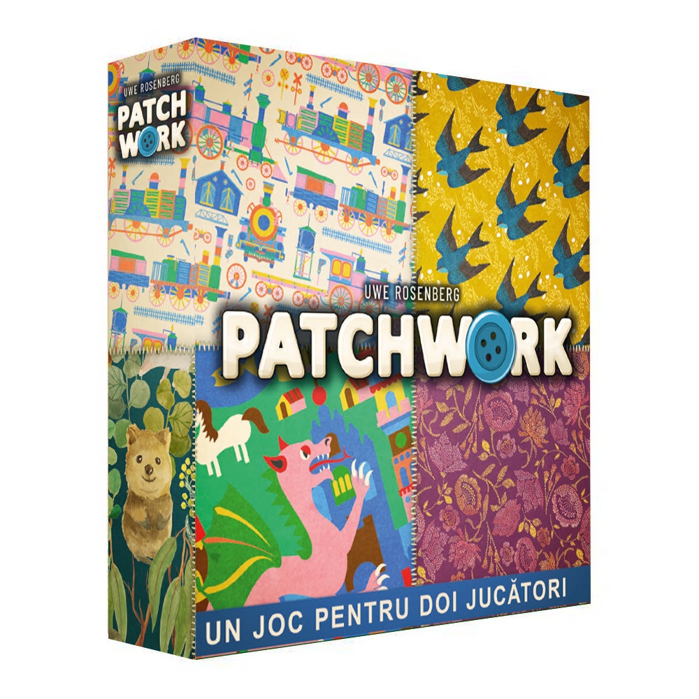 JOC DE SOCIETATE PATCHWORK REVISED EDITION, LIMBA ROMANA - ASMODEE (LOG007502RO)