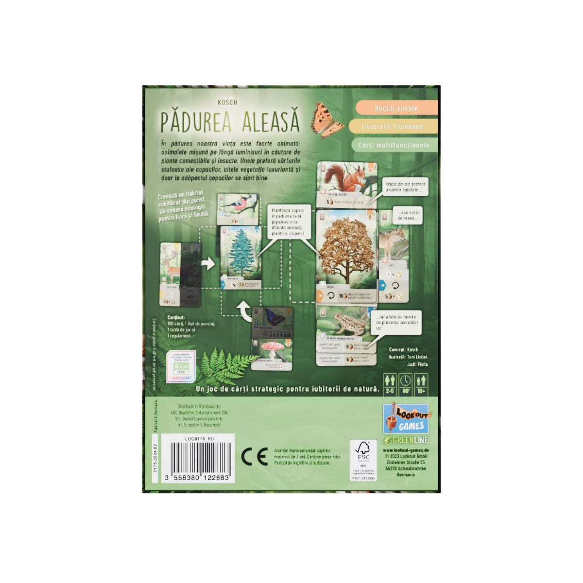 BOARD GAME THE CHOSEN FOREST, ROMANIAN LANGUAGE - ASMODEE GROUP (LOG0175_RO)