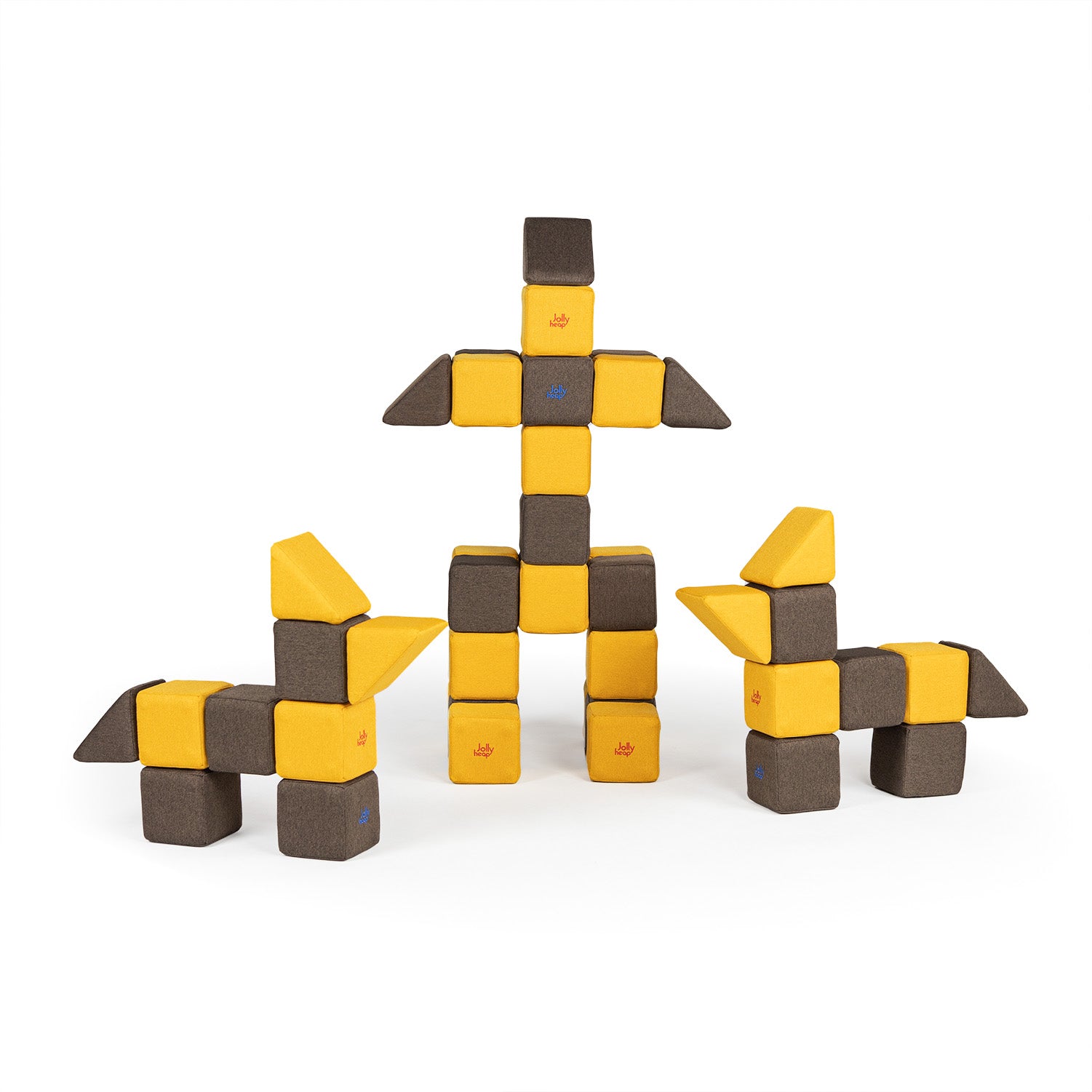 MEDIUM SET - 50 SOFT MAGNETIC BLOCKS - 1-99 YEARS - JOLLYHEAP