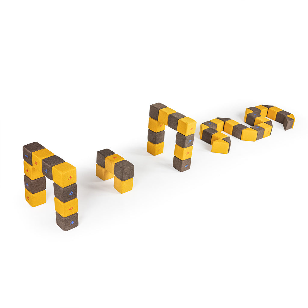 MEDIUM SET - 50 SOFT MAGNETIC BLOCKS - 1-99 YEARS - JOLLYHEAP