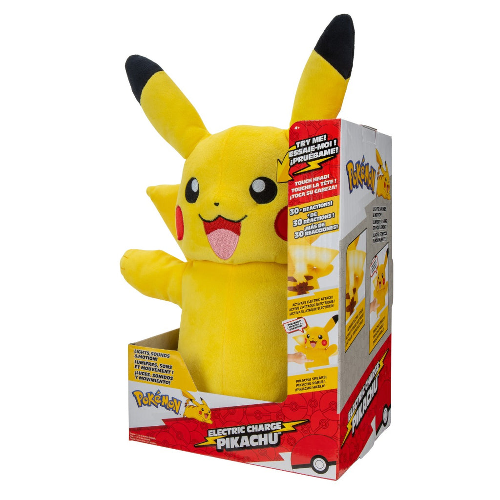 POKEMON - JUCARIE DE PLUS CU FUNCTII, PIKACHU (ELECTRIC CHARGE) - JAZWARES (PKW2365)