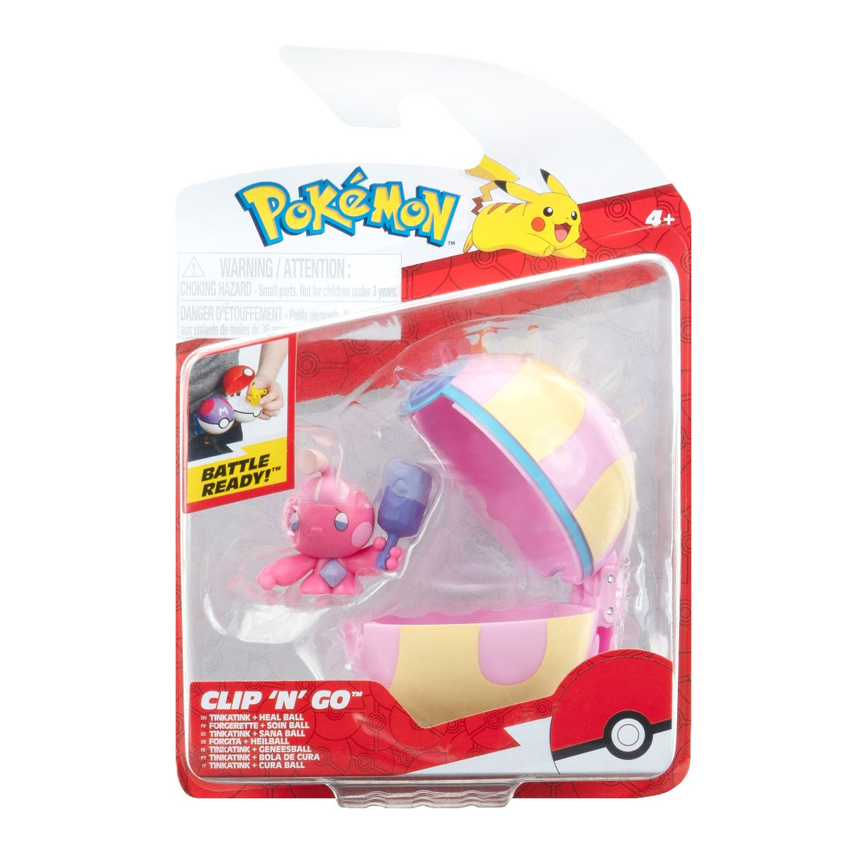 POKEMON - SET 2 FIGURINE CLIP N GO,  W18 - 6 MODELE (PKW3631)