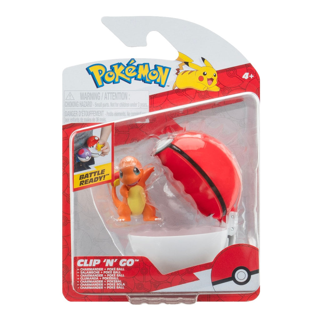 POKEMON - SET OF 2 CLIP N GO FIGURES, W18 - 6 MODELS (PKW3631)
