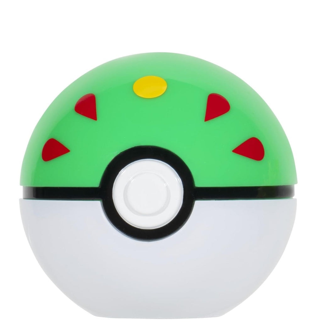 POKEMON - SET 2 FIGURINE CLIP N GO, CHESPIN WITH FRIEND BALL W19 - JAZWARES (PKW3641)