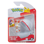 POKEMON - SET 2 FIGURINE CLIP N GO, SCORBUNNY WITH PREMIER BALL W19 - JAZWARES (PKW3642)