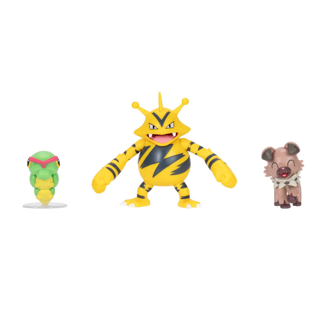 POKEMON - SET OF 3 ACTION FIGURES, W21 - 4 MODELS (PKW3894)