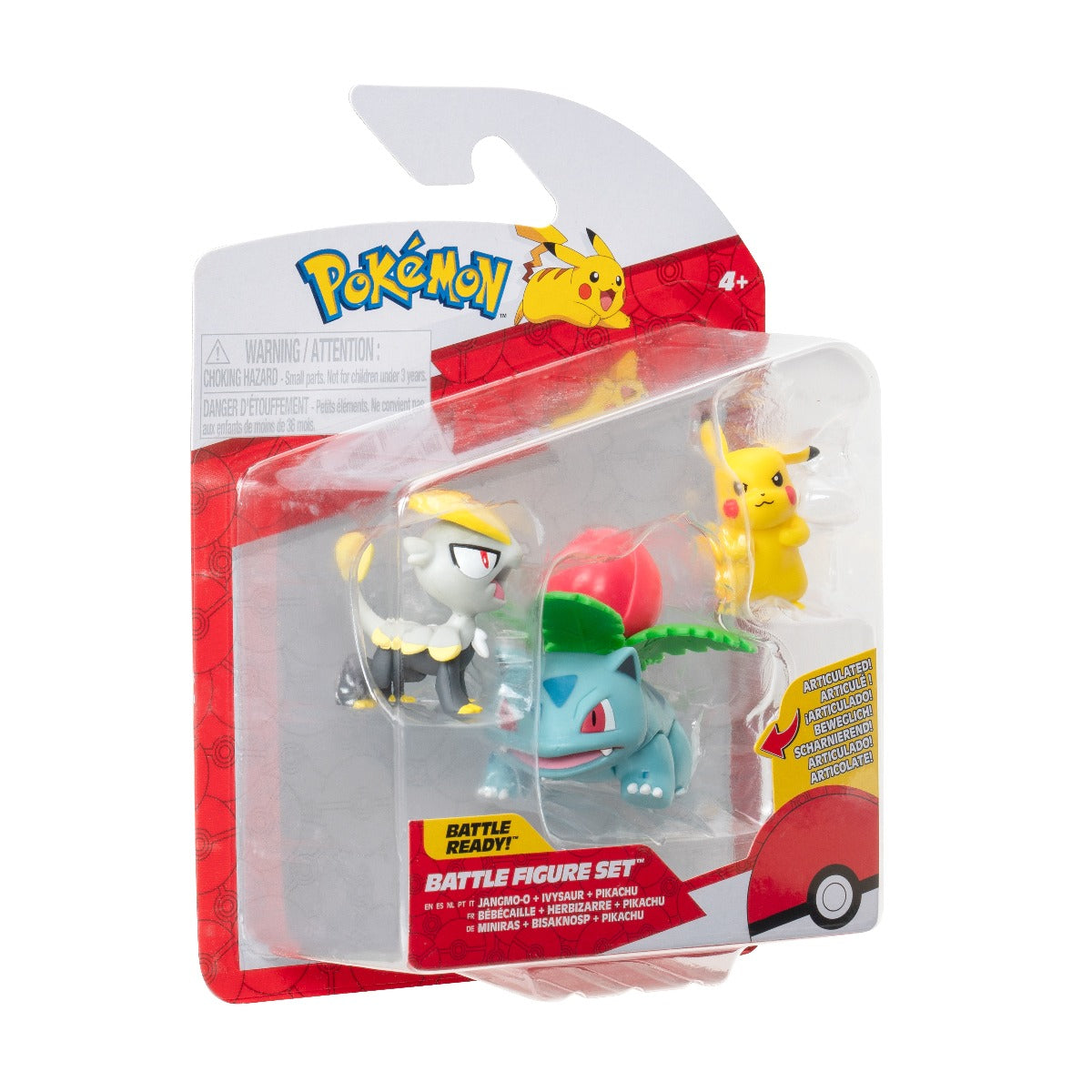 POKEMON - SET OF 3 ACTION FIGURES, W21 - 4 MODELS (PKW3894)