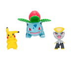POKEMON - SET OF 3 ACTION FIGURES, W21 - 4 MODELS (PKW3894)