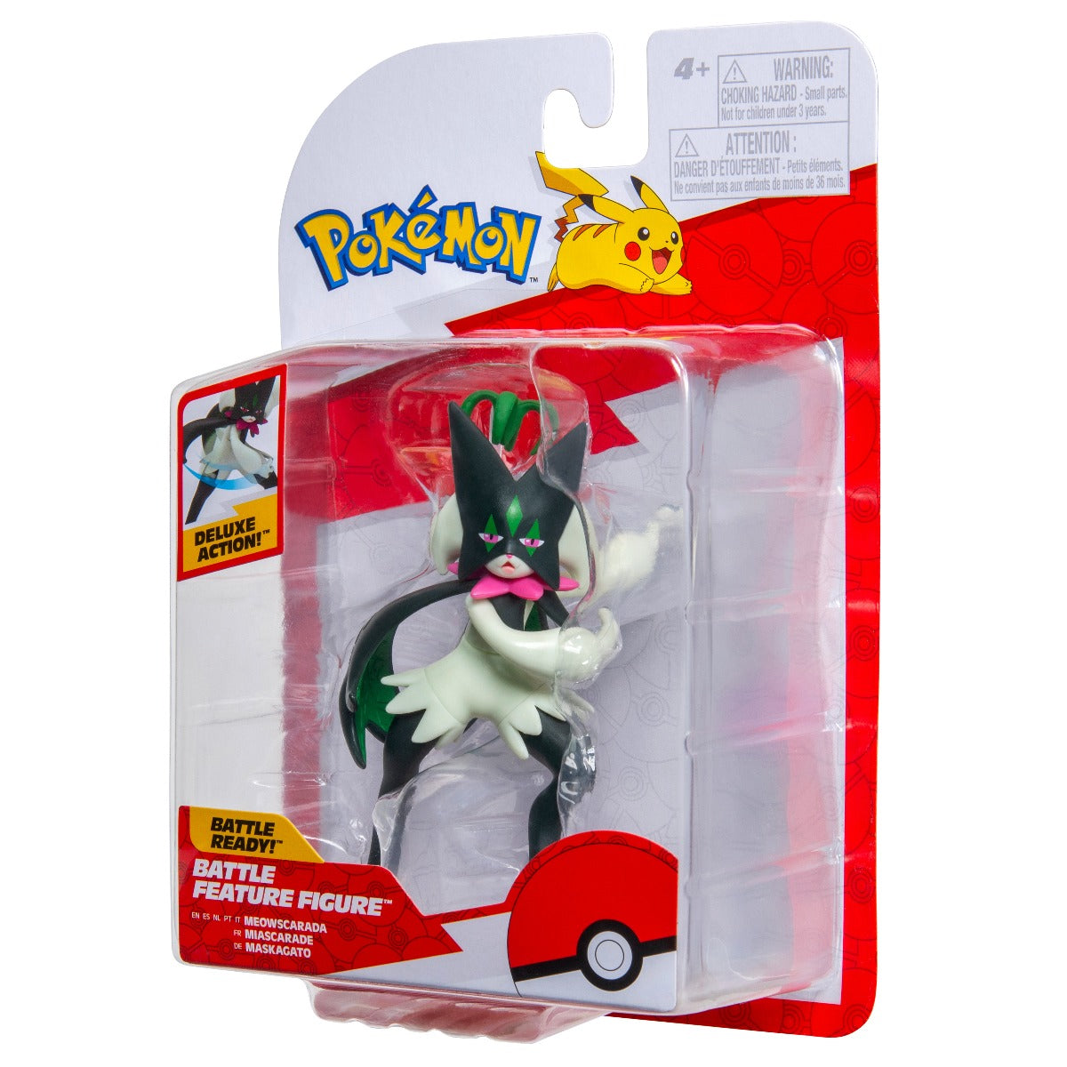 POKEMON - FIGURINA DELUXE DE ACTIUNE, MEWTWO / PANGORO / MEOWSCARADA / GARCHOMP - JAZWARES (PKW3370)