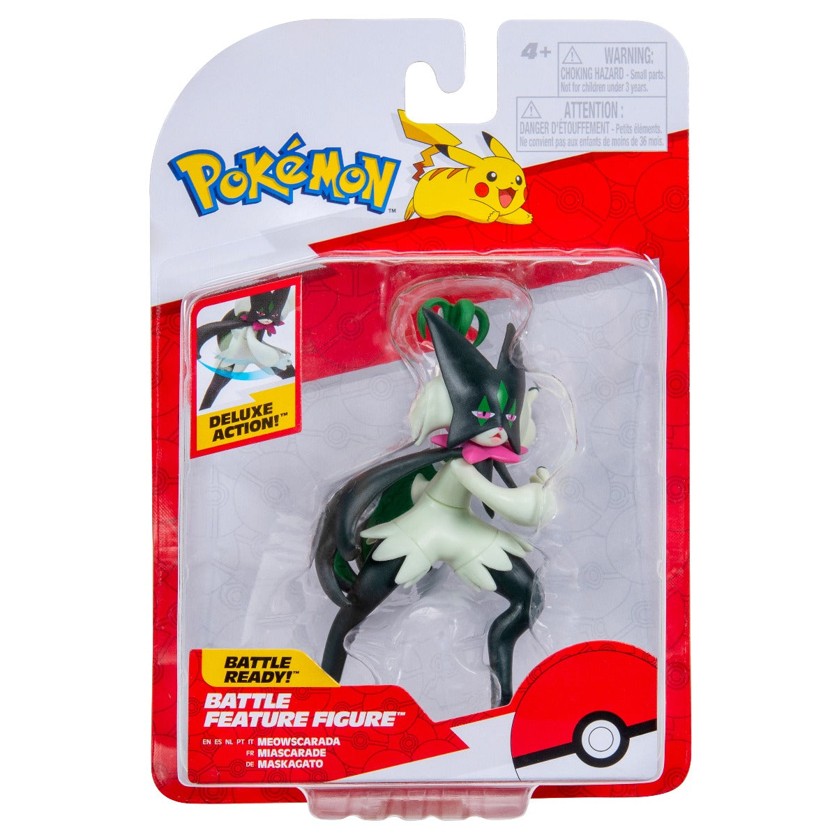 POKEMON - FIGURINA DELUXE DE ACTIUNE, MEWTWO / PANGORO / MEOWSCARADA / GARCHOMP - JAZWARES (PKW3370)