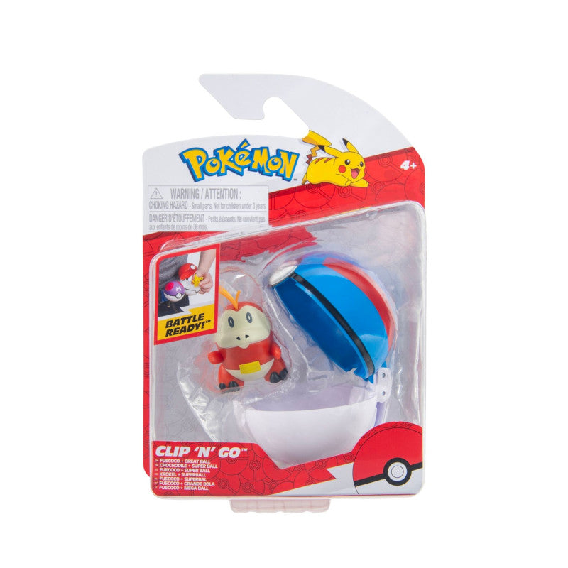 POKEMON - SET 2 FIGURINE CLIP N GO - DIVERSE MODELE - JAZWARES (PKW4155)