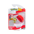 POKEMON - FIGURINA DELUXE DE ACTIUNE, GROOKEY + POKE BALL - JAZWARES (PKW4157)