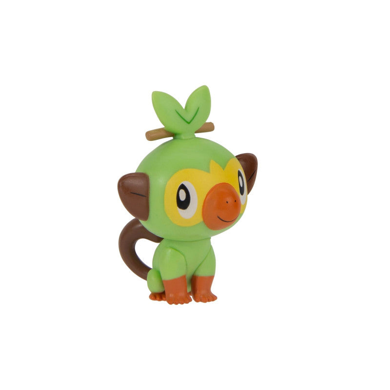 POKEMON - FIGURINA DELUXE DE ACTIUNE, GROOKEY + POKE BALL - JAZWARES (PKW4157)
