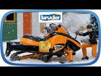 SNOWMOBIL CU SOFER SI ACCESORII - BRUDER (63101)