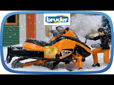SNOWMOBIL CU SOFER SI ACCESORII - BRUDER (63101)