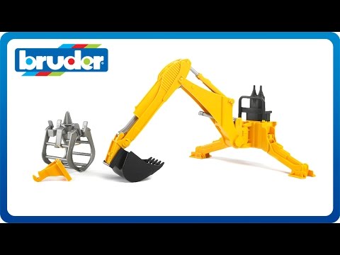 ACCESSORIES - REAR HYDRAULIC ARM WITH GRIPPER - BRUDER (02338)