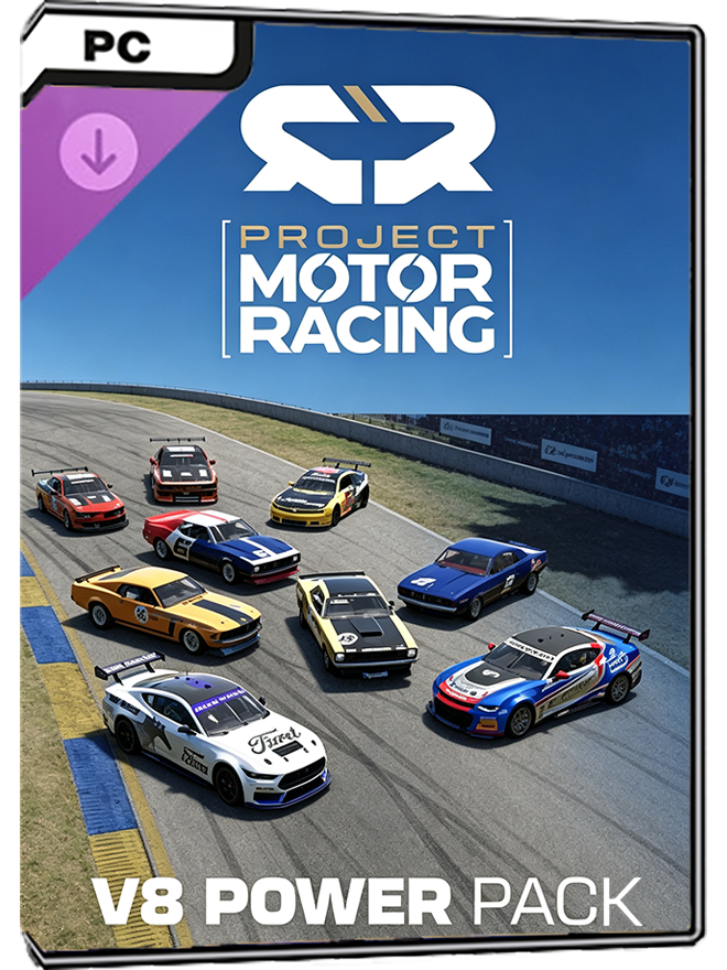 PROJECT MOTOR RACING - V8 POWER PACK (DLC) - PC - STEAM - MULTILANGUAGE - WORLDWIDE