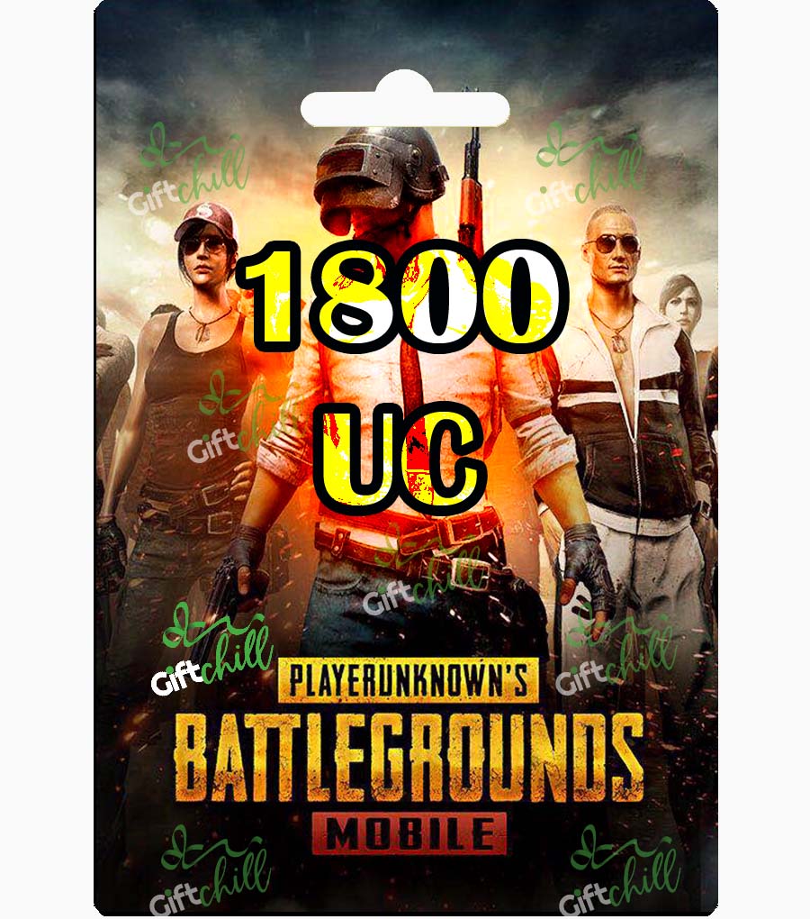 PUBG MOBILE 1800 UC (ANDROID, IOS) - OFFICIAL WEBSITE - MULTILANGUAGE - WORLDWIDE