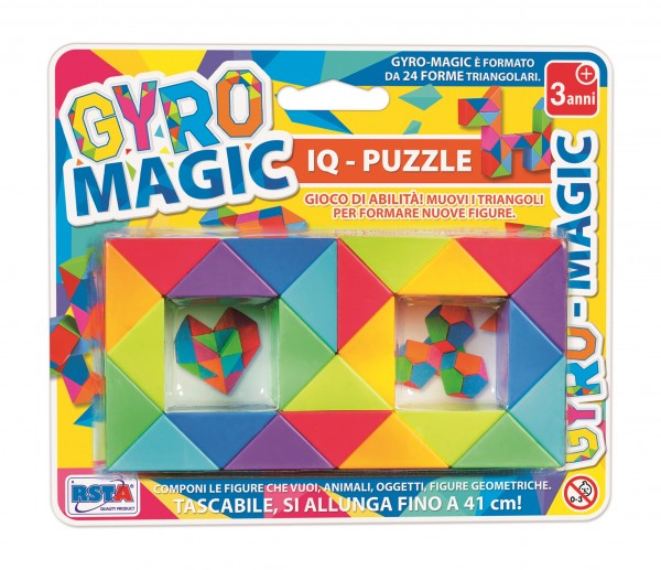 RS TOYS MAGIC GYROSCOPIC PUZZLE WITH 24 TRIANGULAR SHAPES - RS TOYS (RS11707)