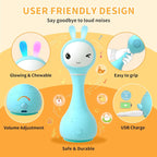 ALILO SMARTY BUNNY - INTERACTIVE BUNNY FOR BABIES, BLUE, RO/EN (R1/Blue)