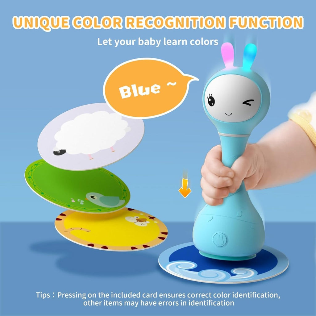 ALILO SMARTY BUNNY - INTERACTIVE BUNNY FOR BABIES, BLUE, RO/EN (R1/Blue)