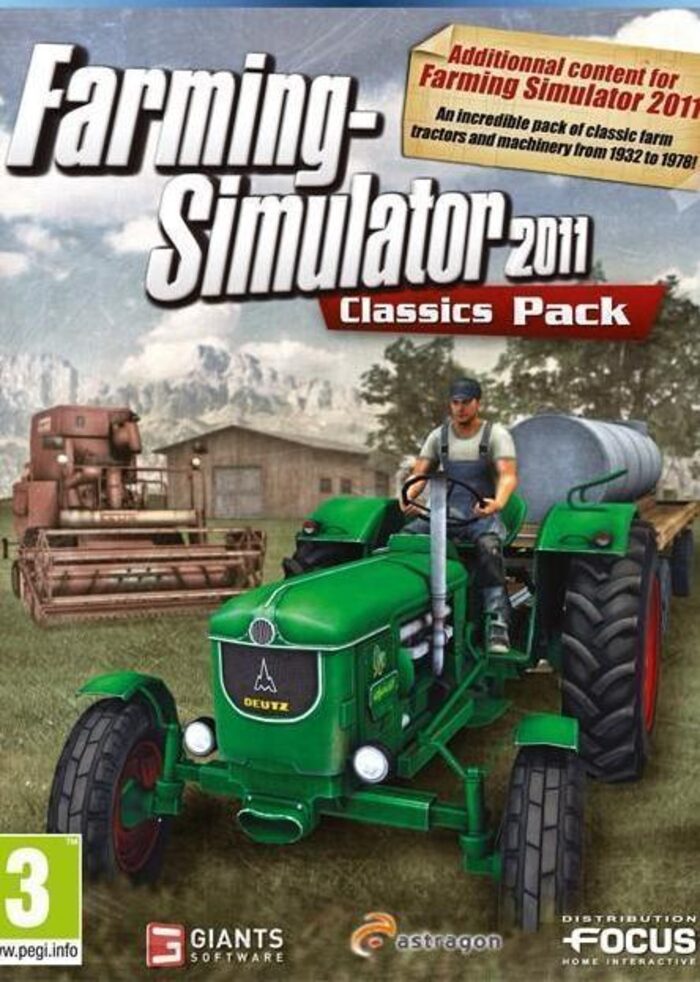 FARMING SIMULATOR 2011 - CLASSICS - PC - STEAM - MULTILANGUAGE - WORLDWIDE - Libelula Vesela - Jocuri video